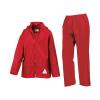 Junior waterproof jacket and trouser set Red