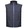 Ablaze printable softshell bodywarmer - navy-french-blue - s