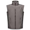 Ablaze printable softshell bodywarmer Seal Grey/Black