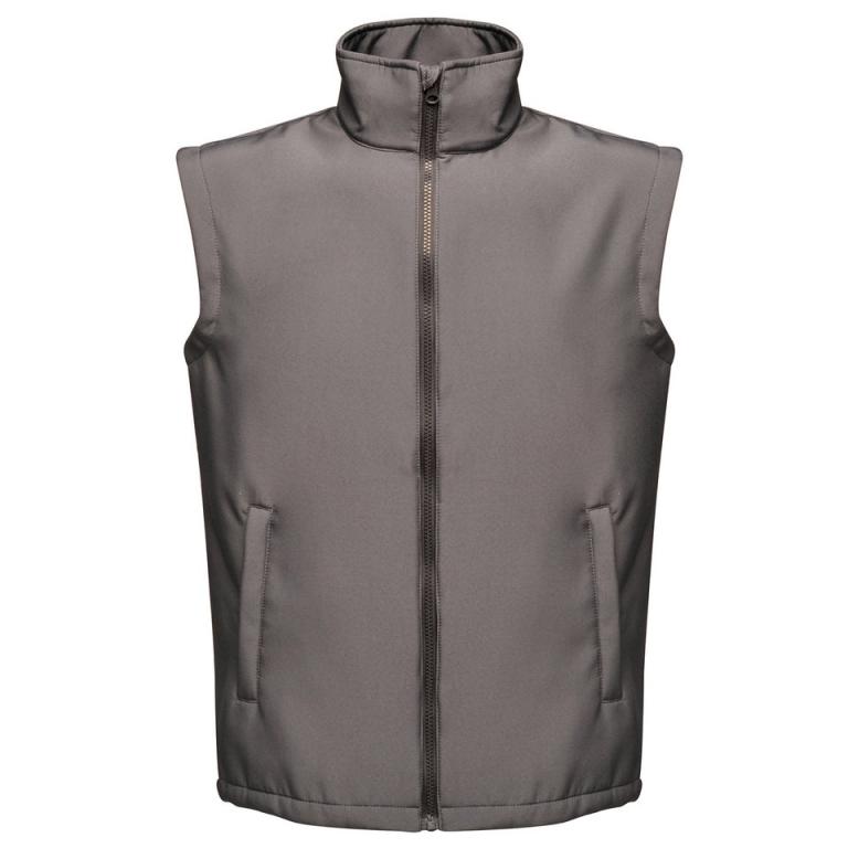 Ablaze printable softshell bodywarmer Seal Grey/Black