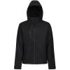 Venturer 3-layer hooded softshell jacket Black