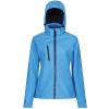 Women's venturer 3-layer hooded softshell jacket French Blue/Navy