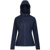 Women's venturer 3-layer hooded softshell jacket Navy