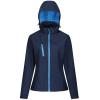 Women's venturer 3-layer hooded softshell jacket - navy-french-blue - wom-10