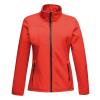 Women's Octagon II printable 3-layer membrane softshell Classic Red/Black