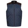 Moreton diamond quily gilet Navy