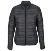 Women's Firedown down-touch jacket Seal Grey/Black