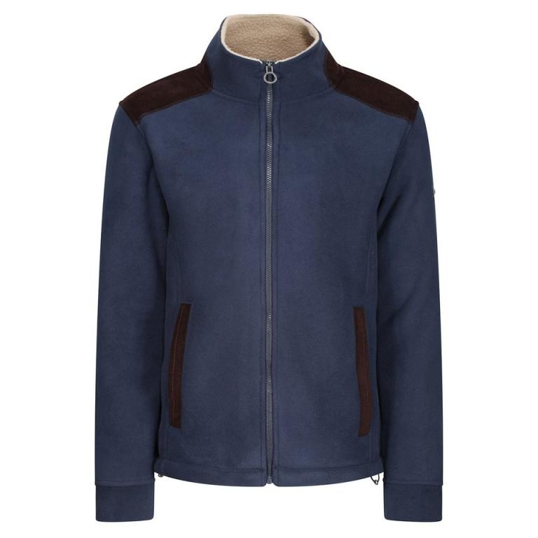 Faversham full-zip fleece Navy