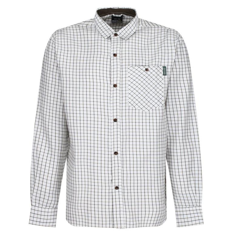 Tattersall check shirt Green