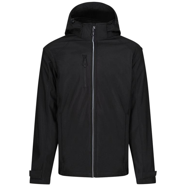 Erasmus 4-in-1 softshell jacket Black (Black)