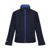 Kids Ablaze softshell jacket Navy/New Royal