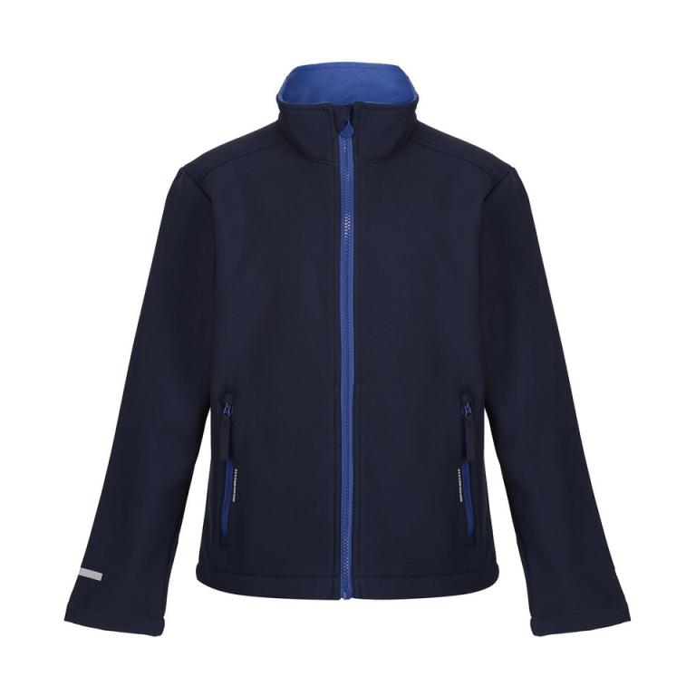 Kids Ablaze softshell jacket Navy/New Royal