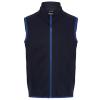 Kids microfleece bodywarmer Navy/New Royal