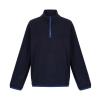 Kids half-zip microfleece Navy/New Royal