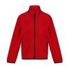 Kids full-zip microfleece Classic Red/Black