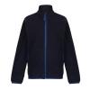 Kids full-zip microfleece Navy/New Royal