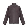 Kids full-zip microfleece Seal Grey/Black