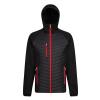 Navigate hybrid hooded jacket Black/Classic Red