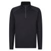 Core stretch half-zip mid-layer Black