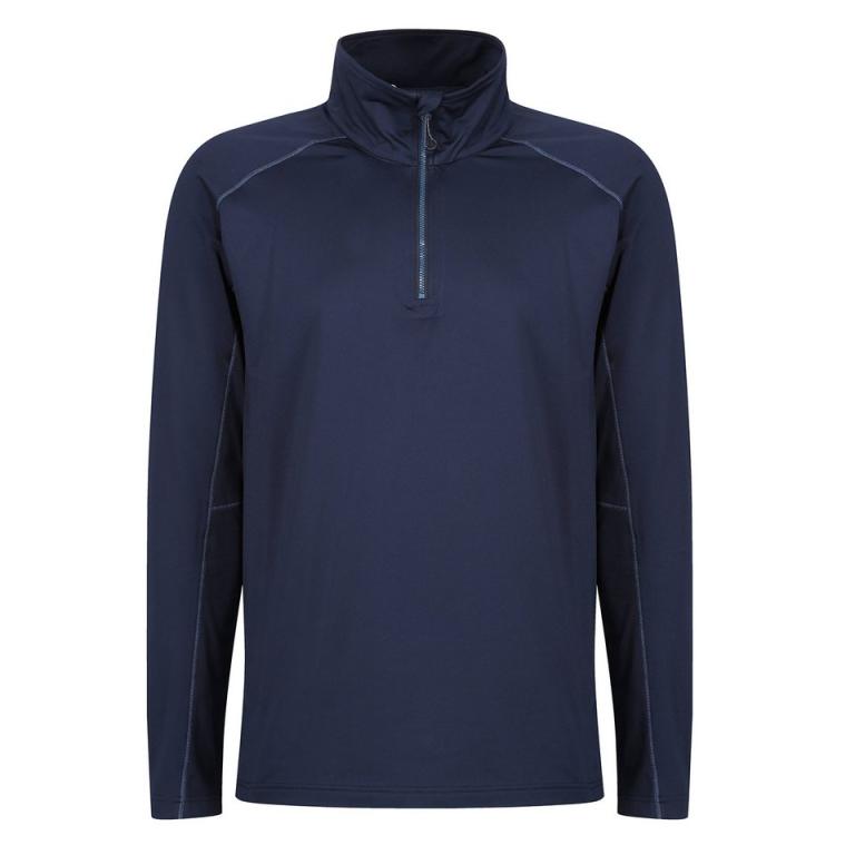 Core stretch half-zip mid-layer Navy