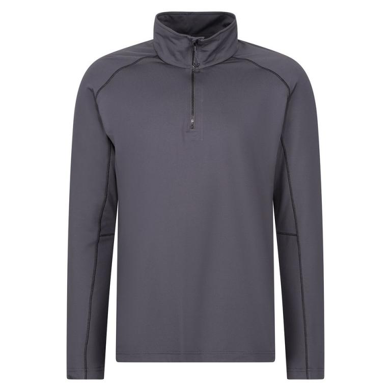 Core stretch half-zip mid-layer Seal Grey