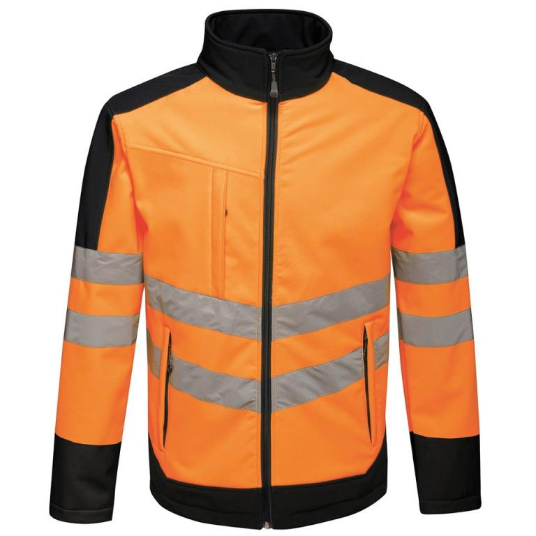 High-vis pro softshell Orange/Navy