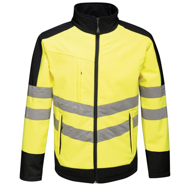 High-vis pro softshell Yellow/Navy