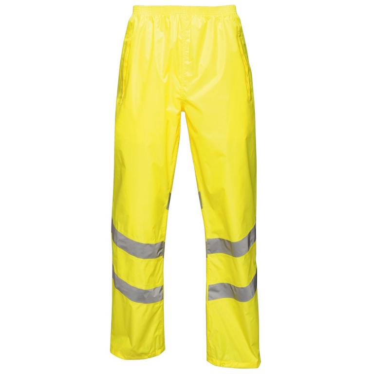 Hi-vis pro pack-away trousers Yellow