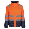 Pro hi-vis classic bomber jacket Orange/Navy