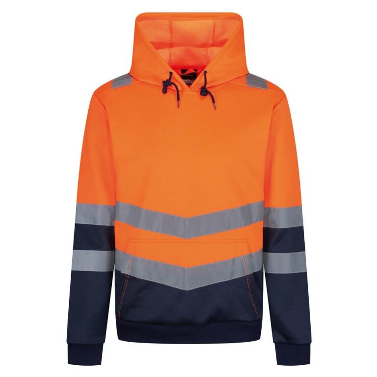 Pro hi-vis overhead hoodie Orange