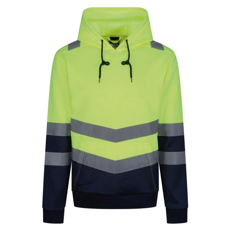 Pro hi-vis overhead hoodie Yellow