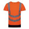 Pro hi-vis short sleeve t-shirt Orange/Navy