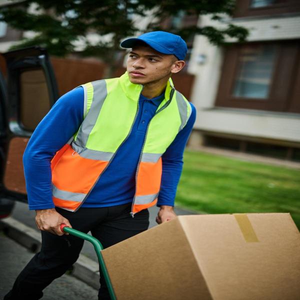 Pro hi-vis full-zip gilet