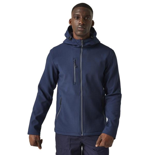 Navigate 2-layer hooded softshell jacket