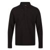 Pro 65/35 long sleeve polo Black