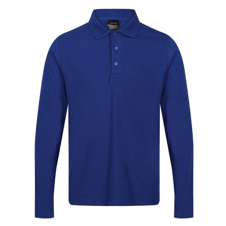 Pro 65/35 long sleeve polo New Royal