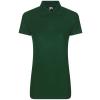 Women's pro polo Bottle Green