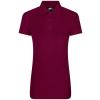 Women's pro polo Burgundy