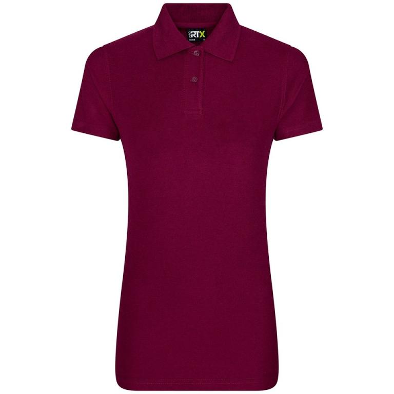 Women's pro polo Burgundy