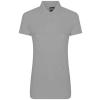 Women's pro polo Heather Grey