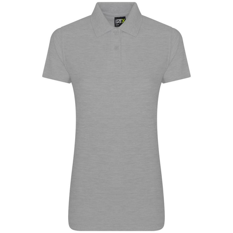 Women's pro polo Heather Grey