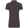 Women's pro polo Solid Grey