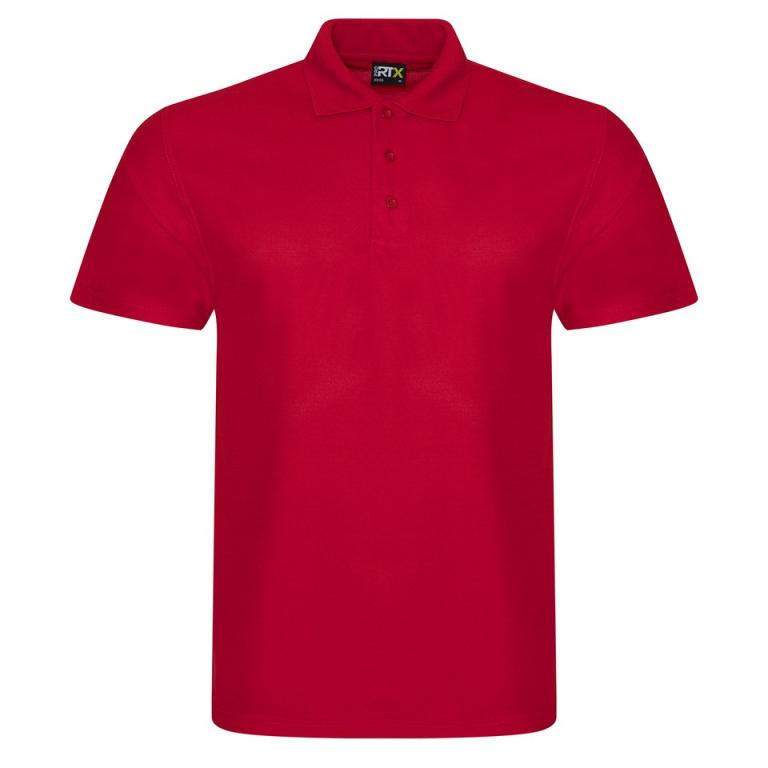 Pro polyester polo Red