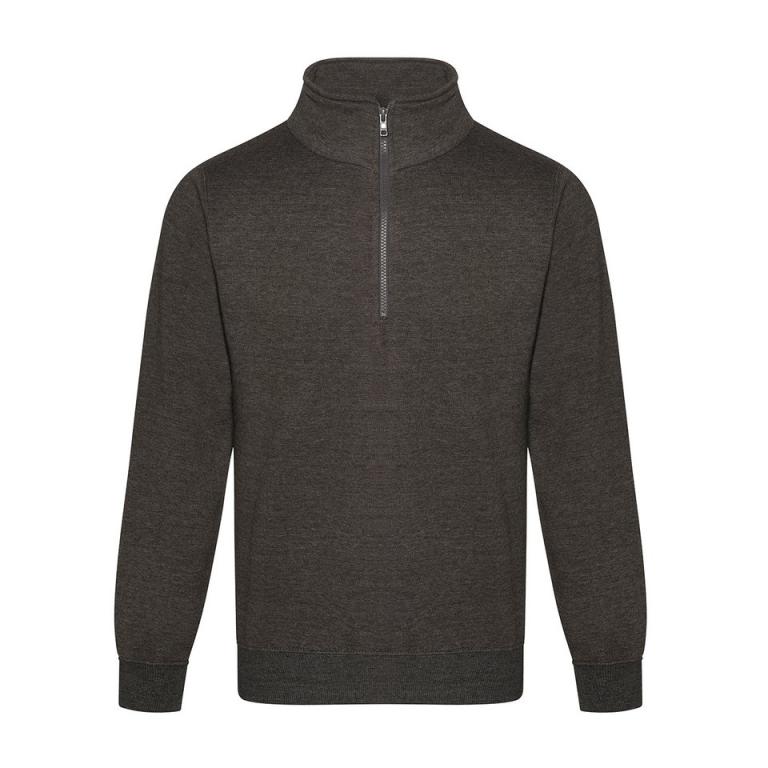 Pro ¼-neck zip sweatshirt Charcoal