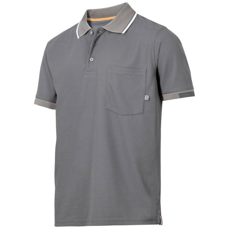 AllroundWork 37.5® Tech short sleeve polo shirt (2724) Steel Grey