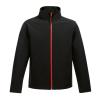 Ablaze printable softshell Black/Classic Red