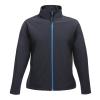 Women's Ablaze printable softshell Navy/Fr Blue