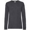 Kids long sleeve valueweight T Dark Heather Grey