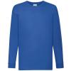 Kids long sleeve valueweight T Royal