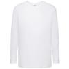 Kids long sleeve valueweight T White